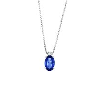 Necklace Roman Gioielli Woman FAVOLA in White Gold Zaffiro 0.52 Ct COLL.ZAG-J-3 - COLL.ZAG-J-3